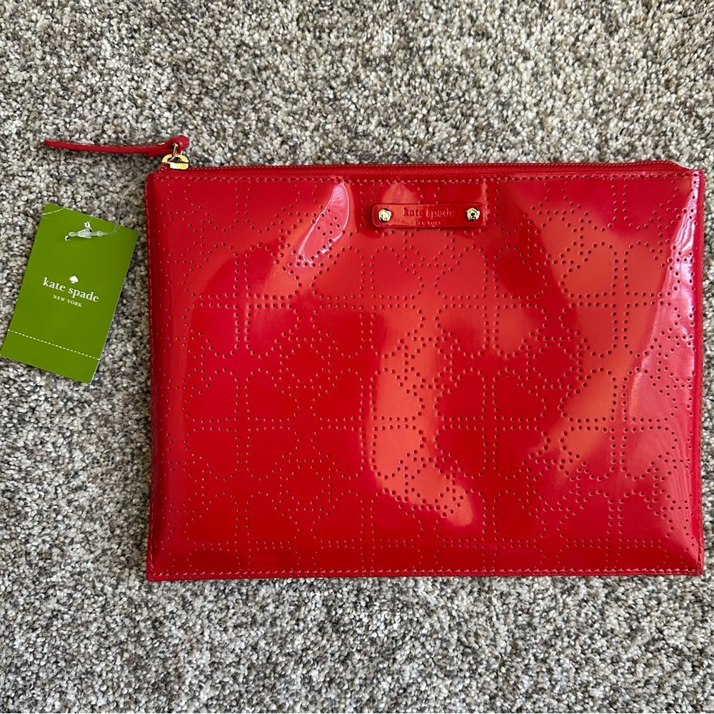 Kate Spade patent pouch